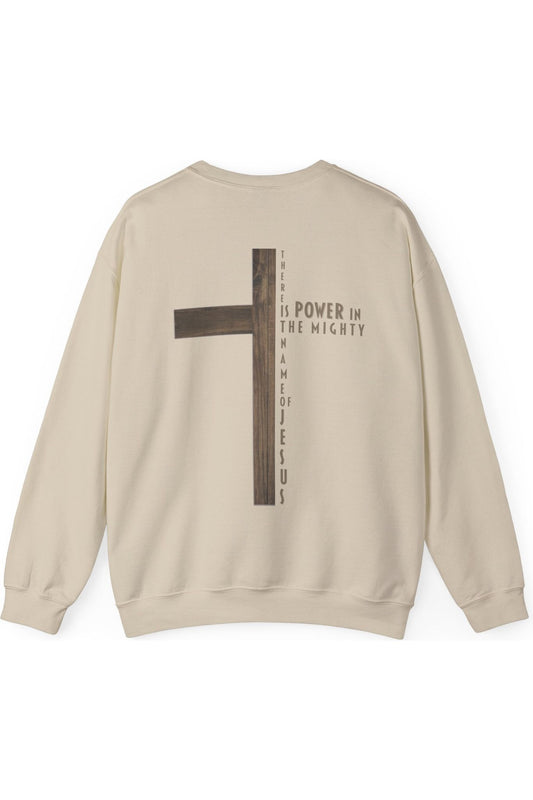 There Is Power In The Mighty Name Of Jesus Crewneck