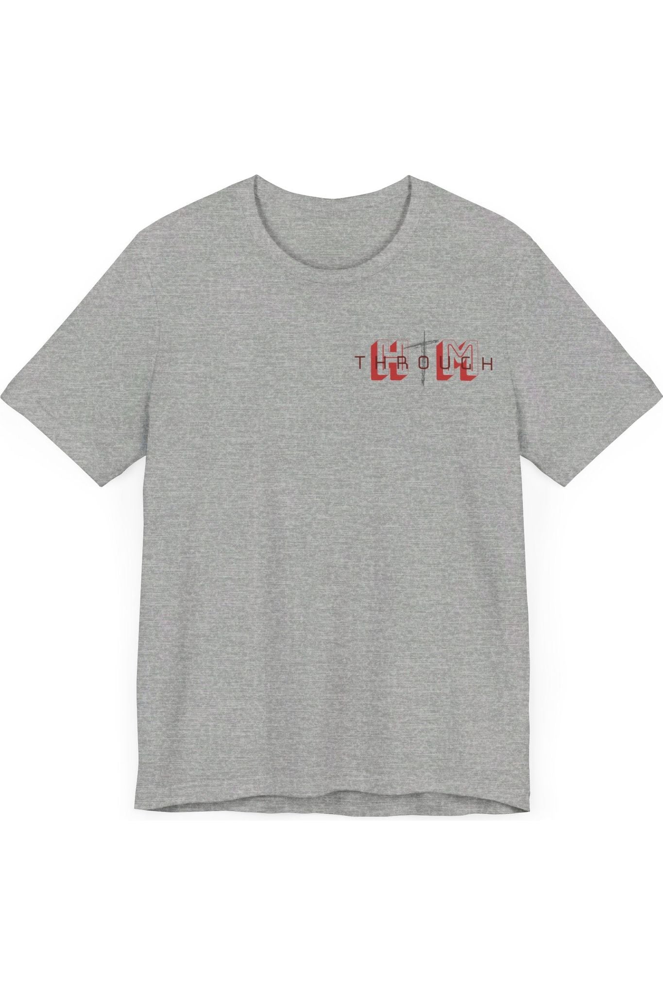 Through Him Dove Unisex T-Shirt (Red)