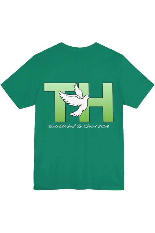 Through Him Dove Unisex T-Shirt (Green)