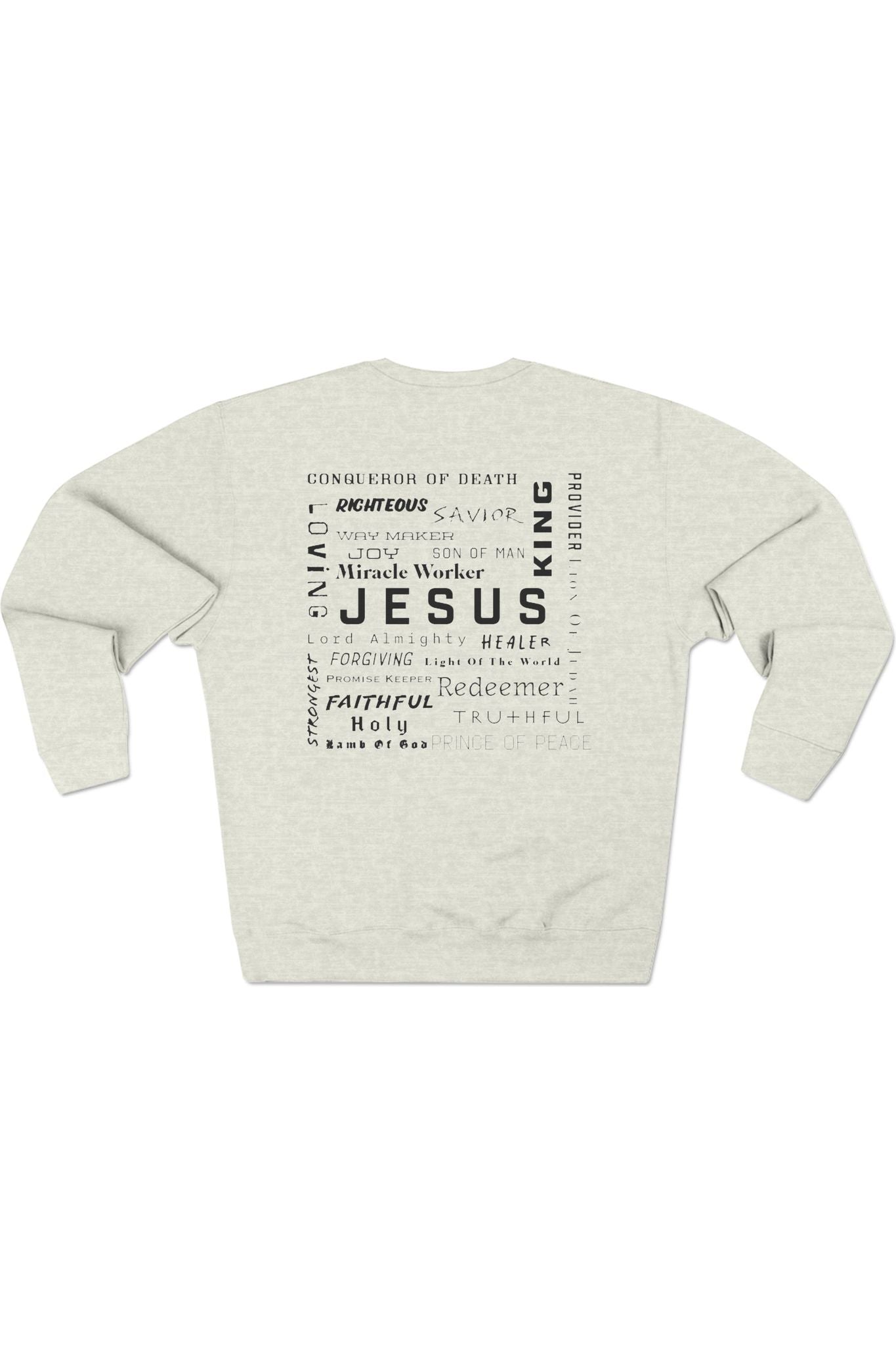 Jesus Descriptions Crewneck