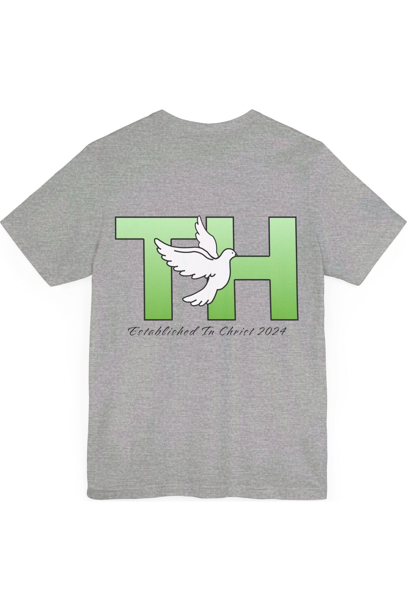 Through Him Dove Unisex T-Shirt (Green)