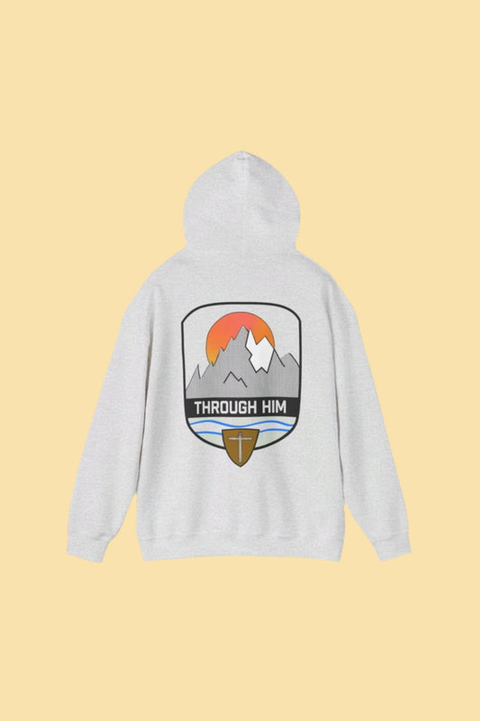 Through Him Mountain Hoodie