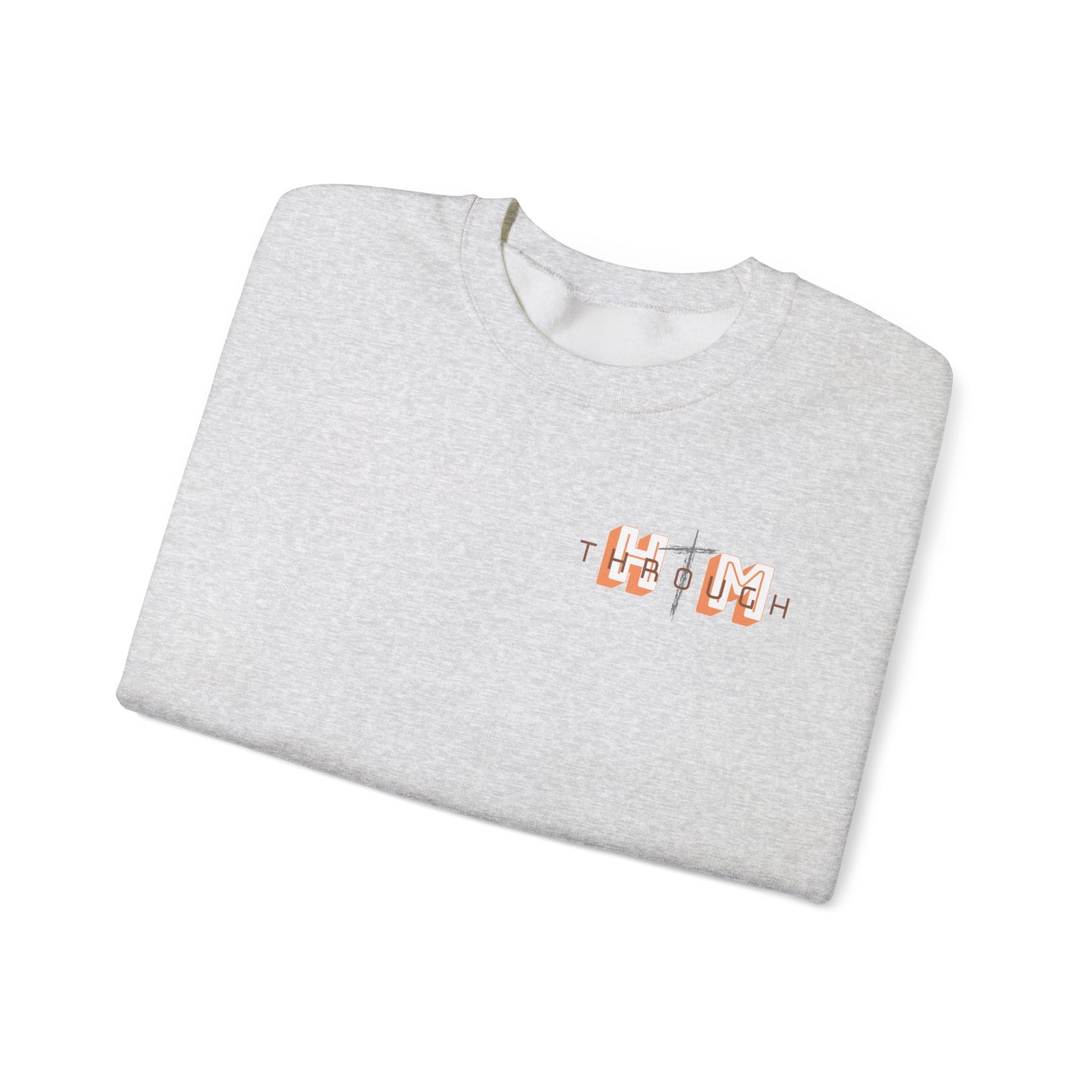 Living Proof of a Loving God Crewneck | Orange