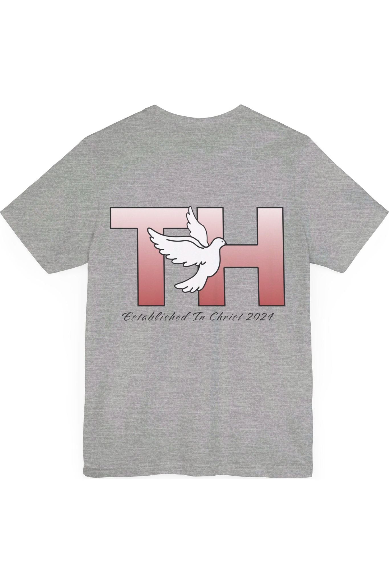 Through Him Dove Unisex T-Shirt (Red)