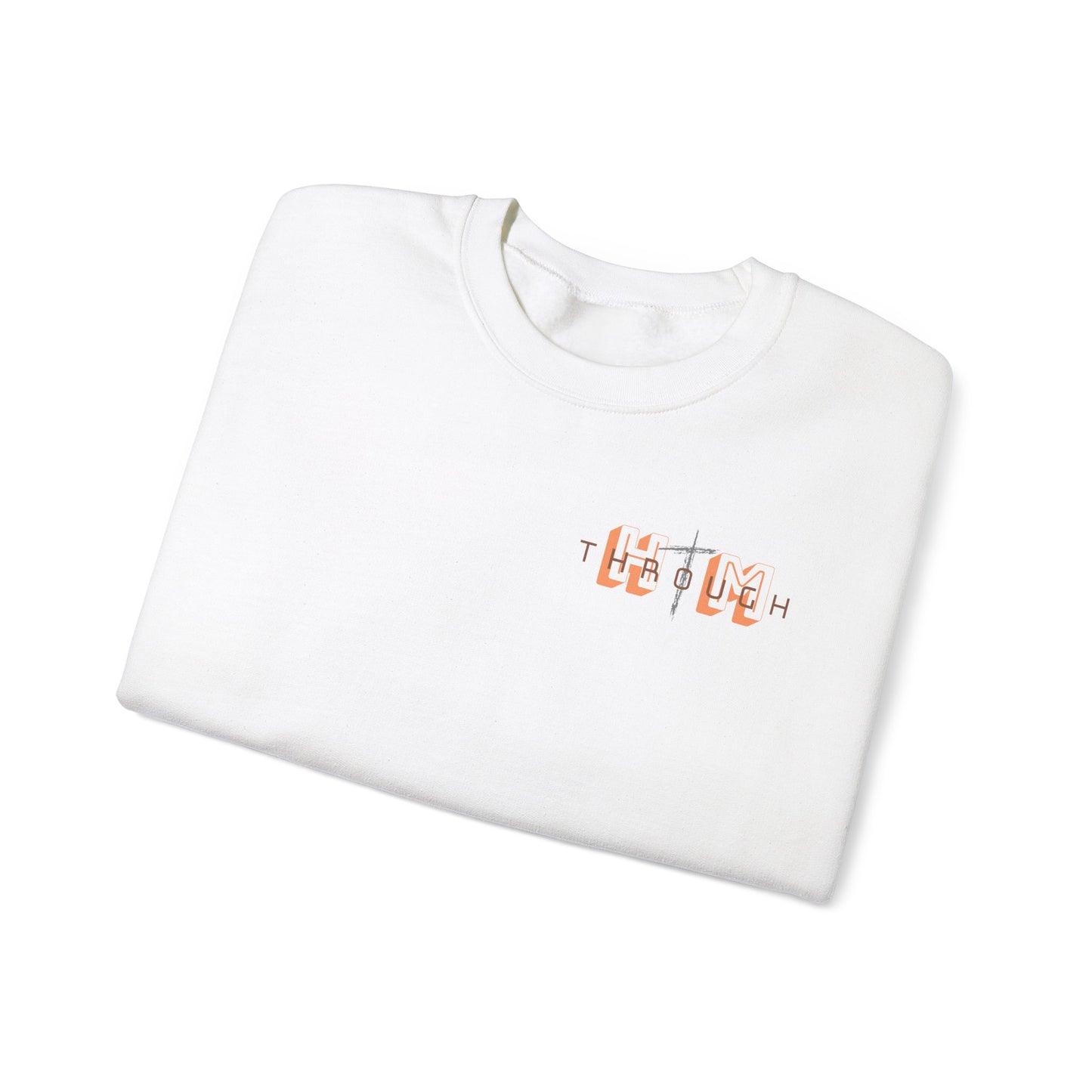 Living Proof of a Loving God Crewneck | Orange