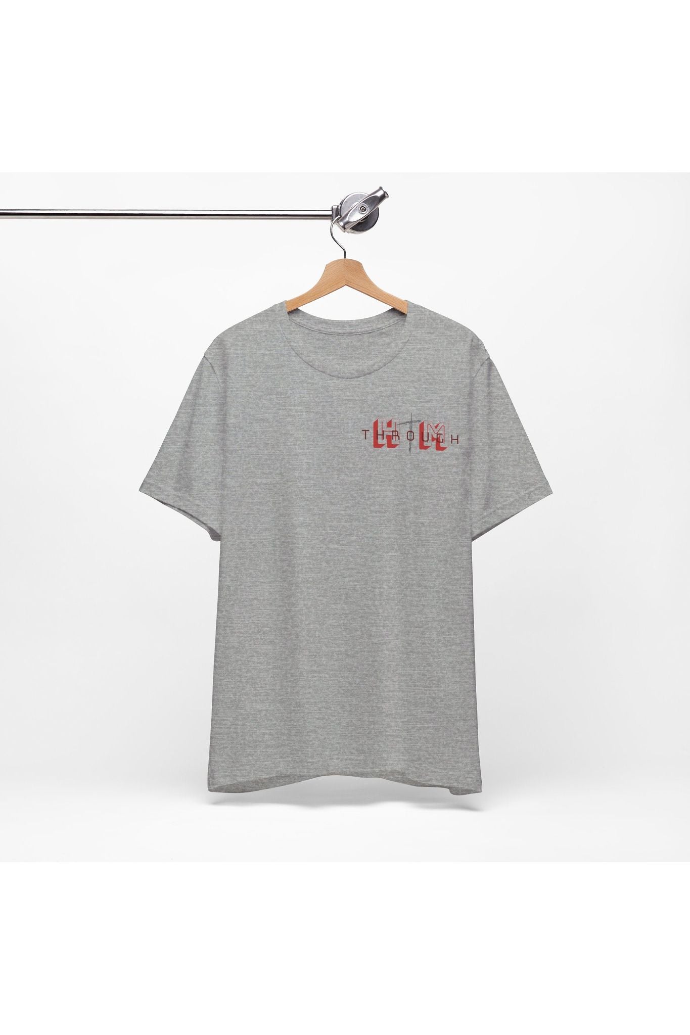 Through Him Dove Unisex T-Shirt (Red)