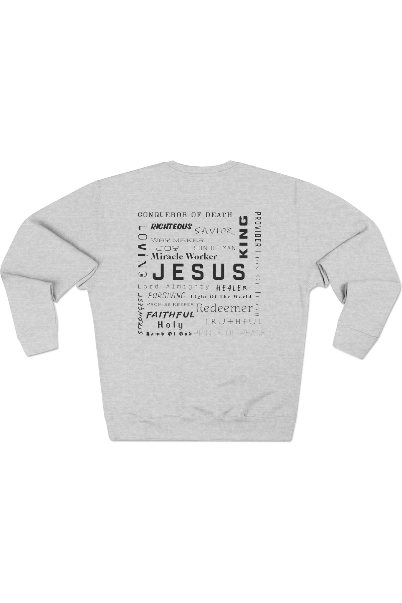 Jesus Descriptions Crewneck