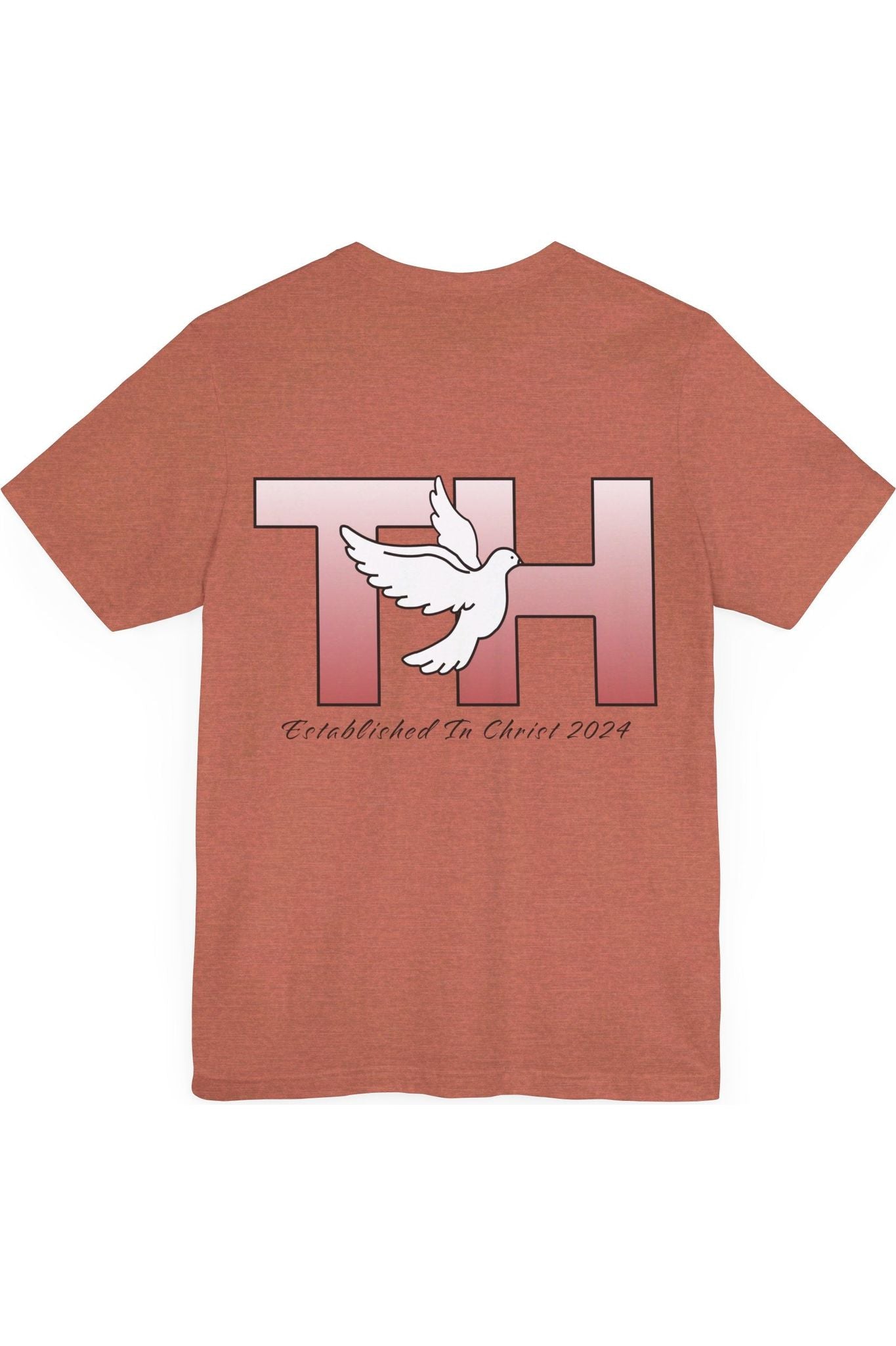 Through Him Dove Unisex T-Shirt (Red)