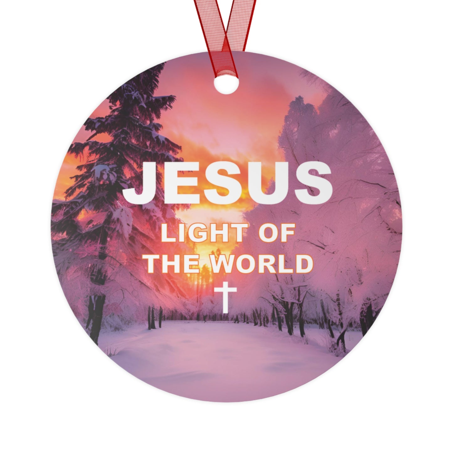 Jesus Light Of The World Ornament