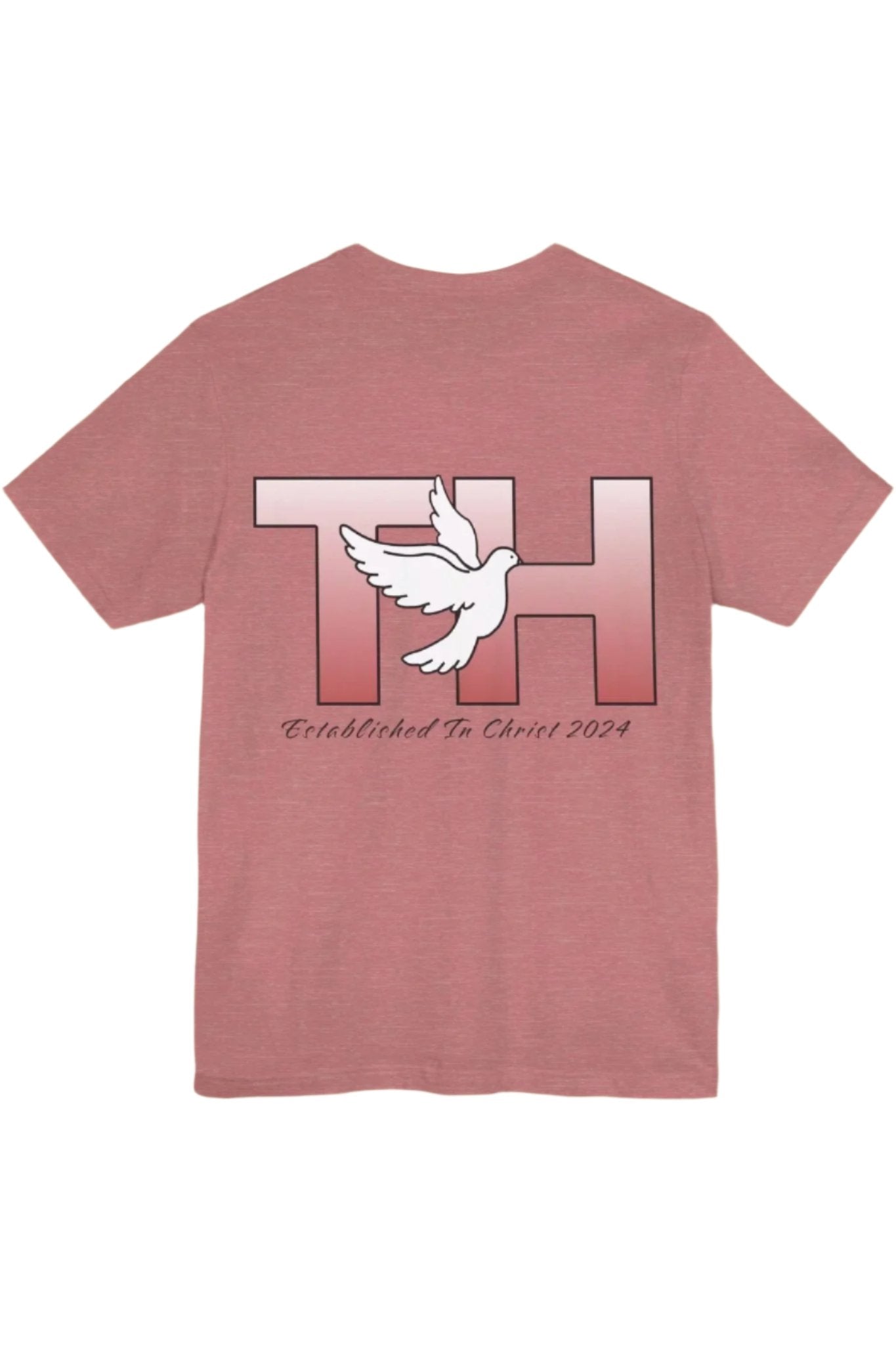 Through Him Dove Unisex T-Shirt (Red)