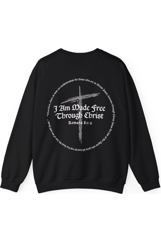 I Am Made Free Through Christ (Romans 8:1-2) Crewneck