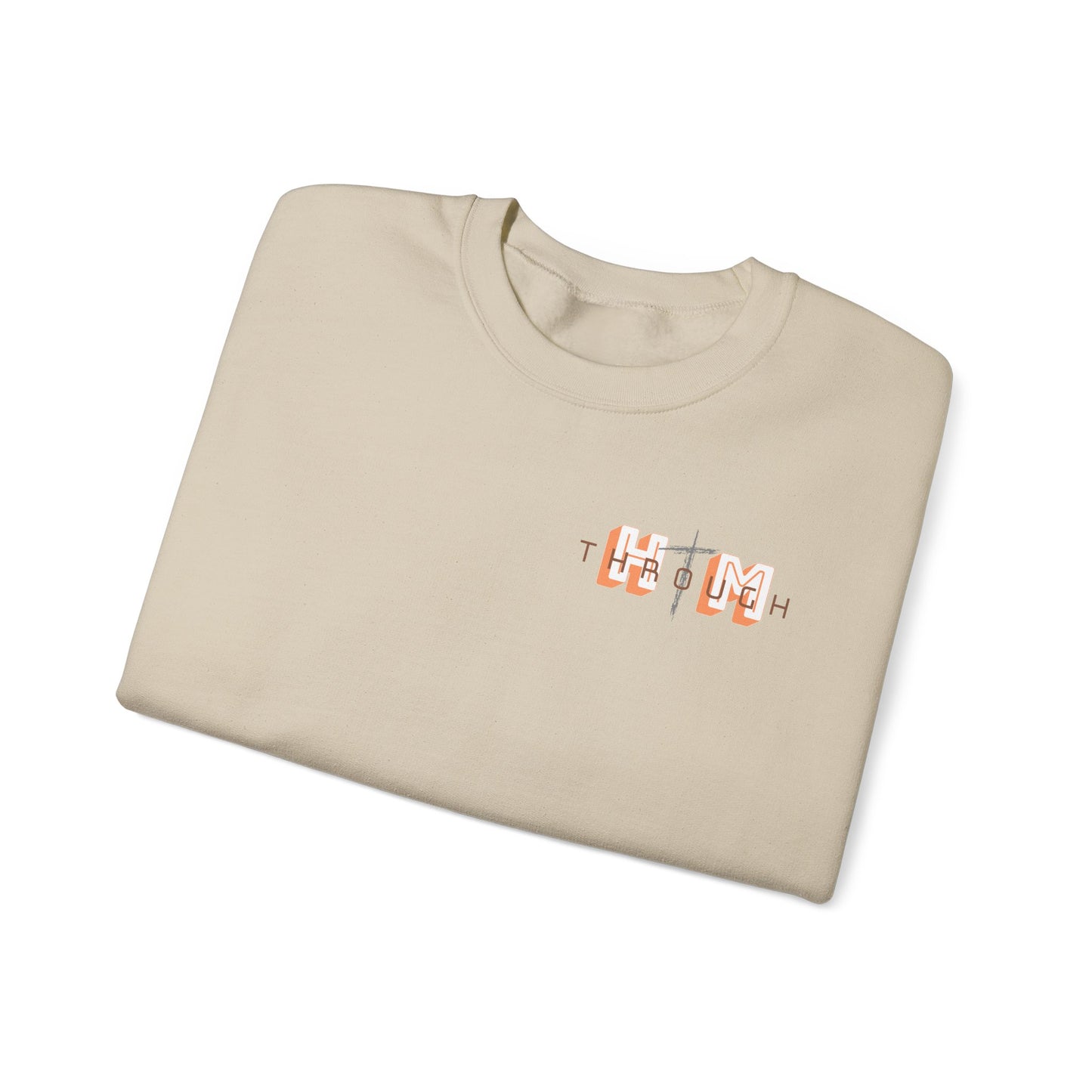 Living Proof of a Loving God Crewneck | Orange