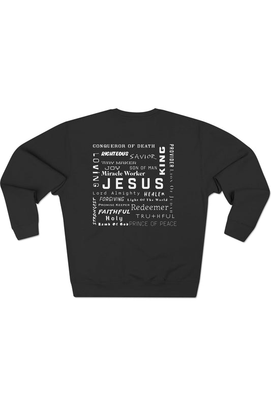 Jesus Descriptions Crewneck