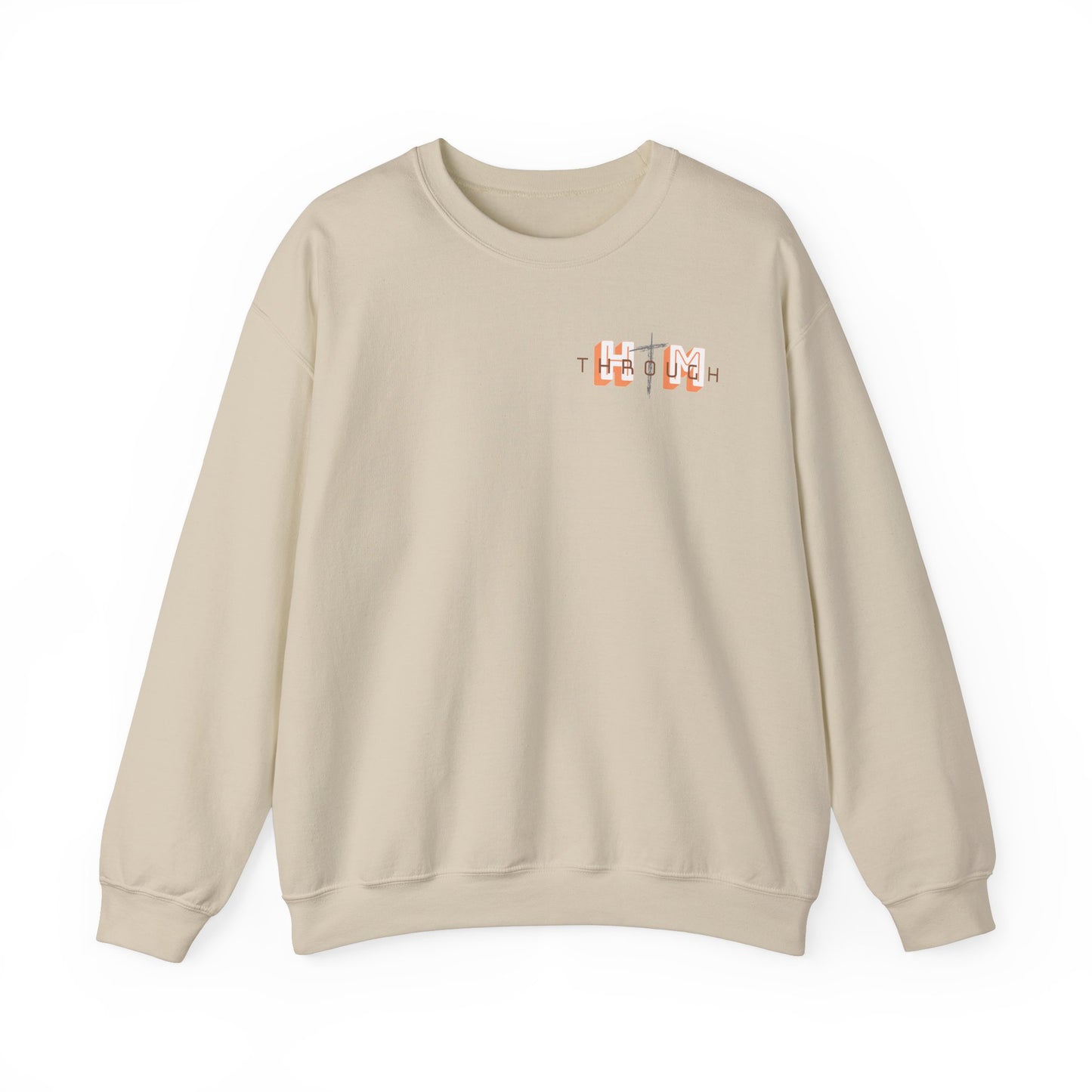 Living Proof of a Loving God Crewneck | Orange