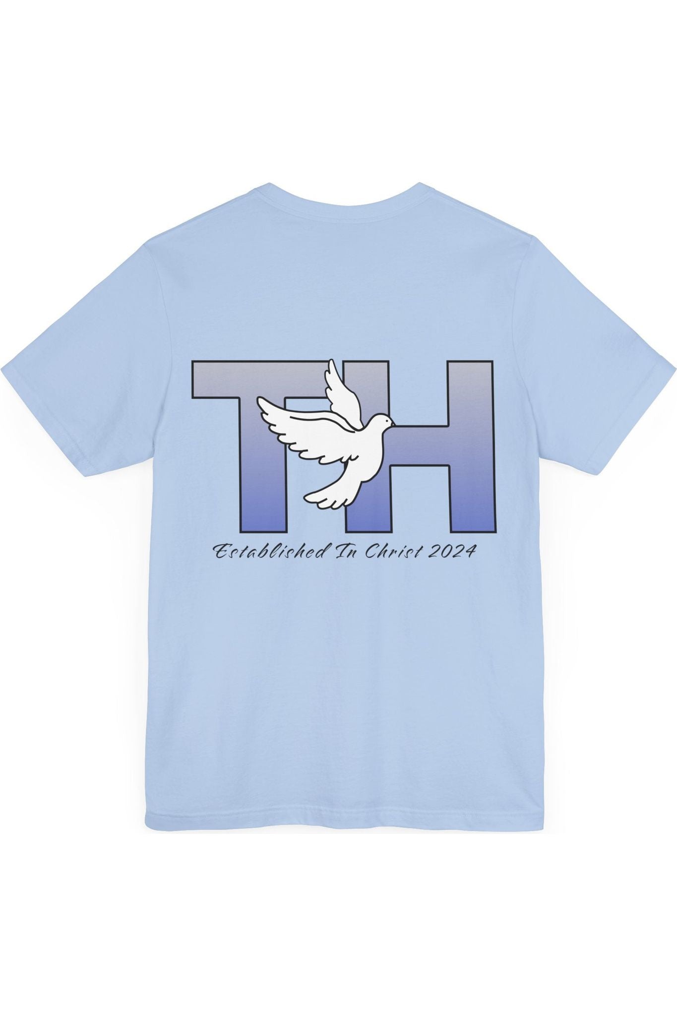 Through Him Dove Unisex T-Shirt (Blue)