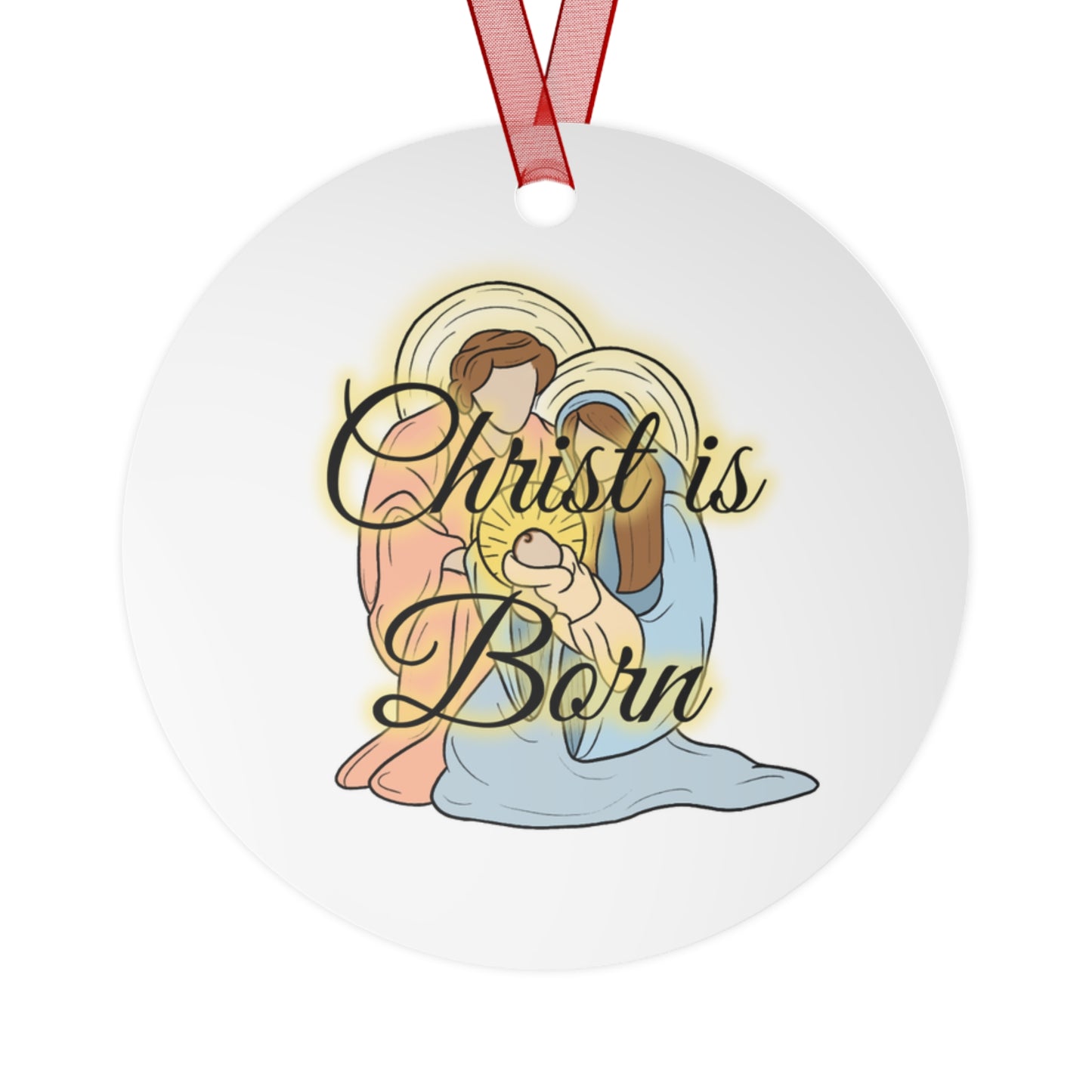 Christ Is Born Ornament