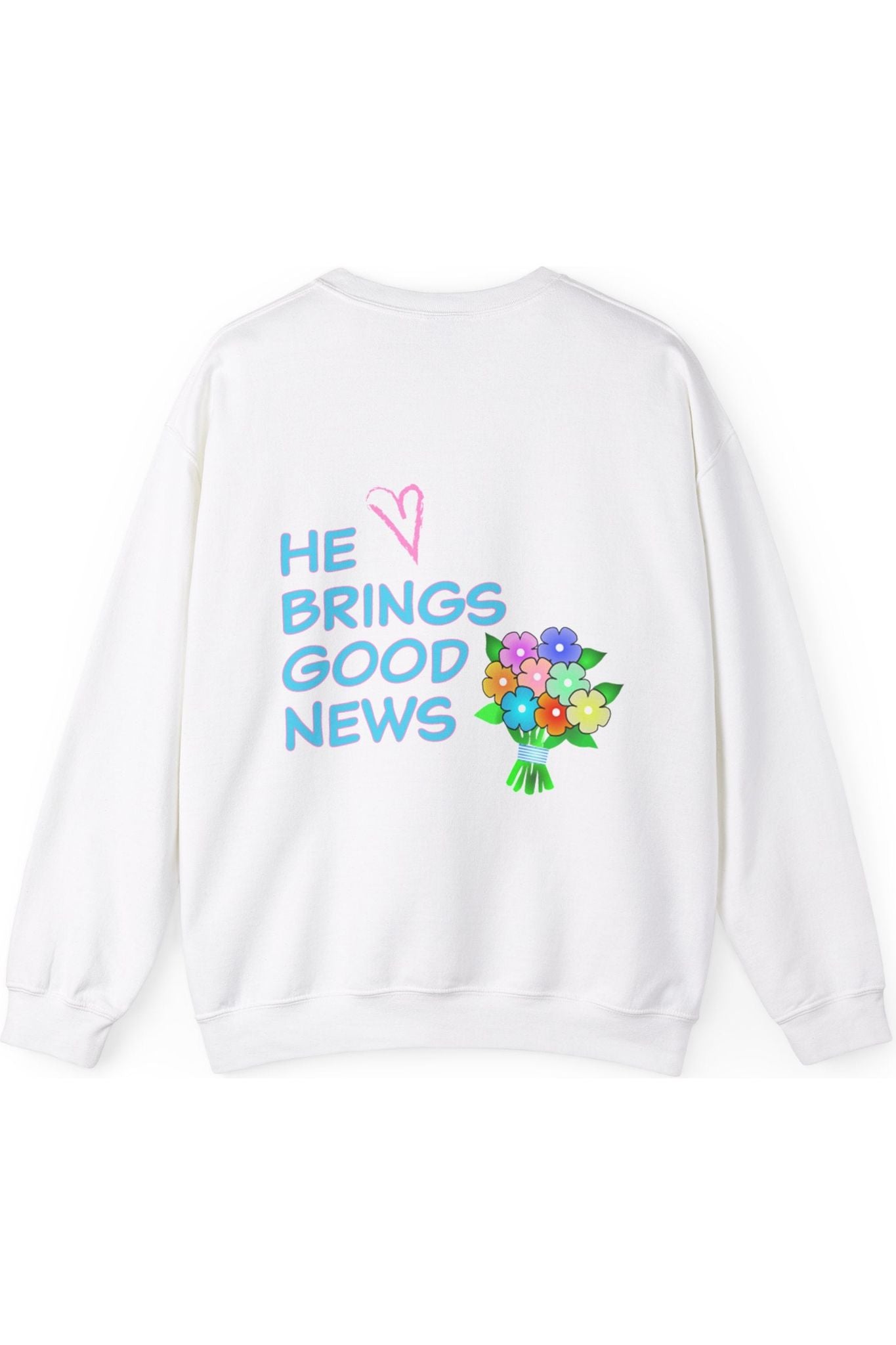 He Brings Good News Crewneck