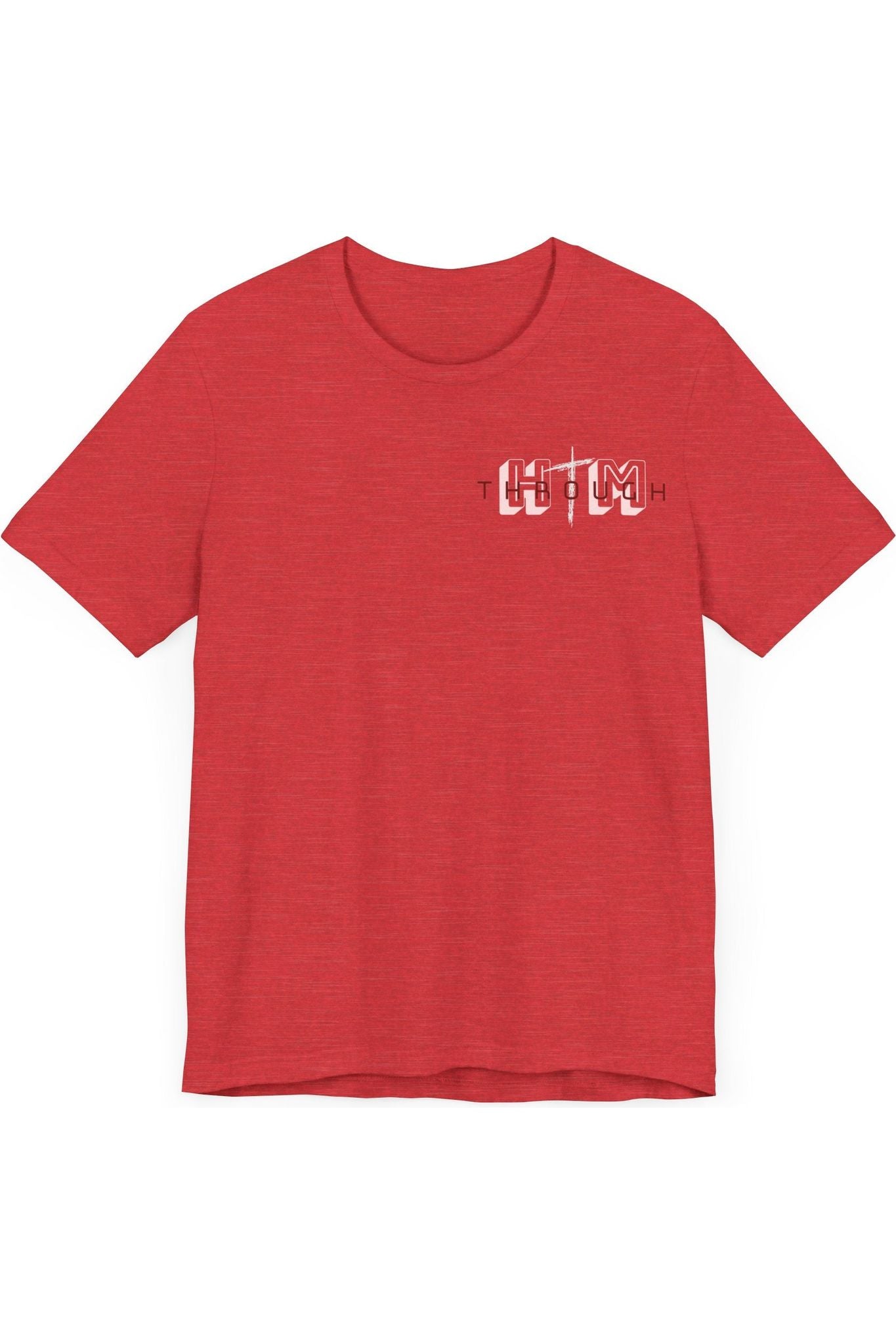 Through Him Dove Unisex T-Shirt (Red)