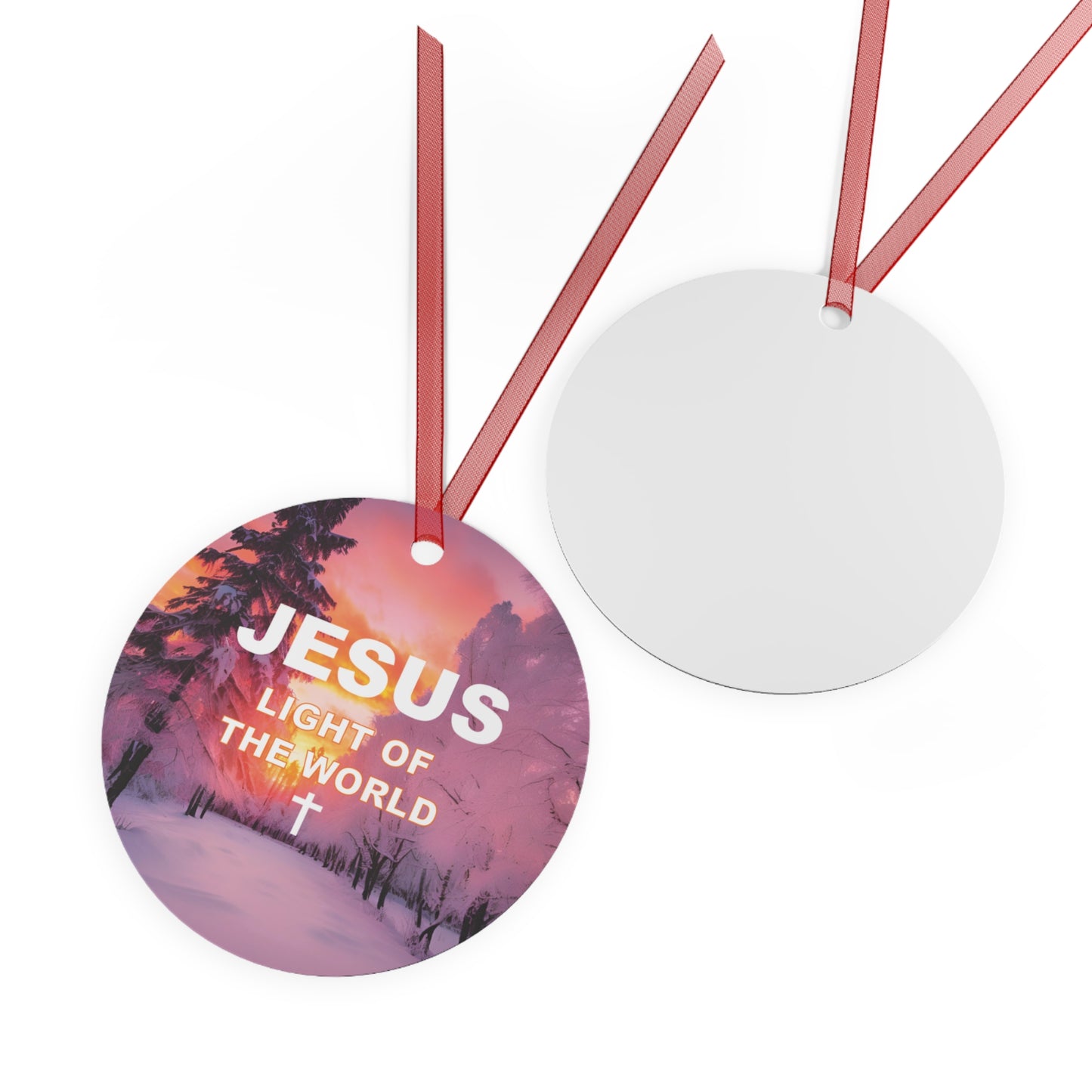 Jesus Light Of The World Ornament