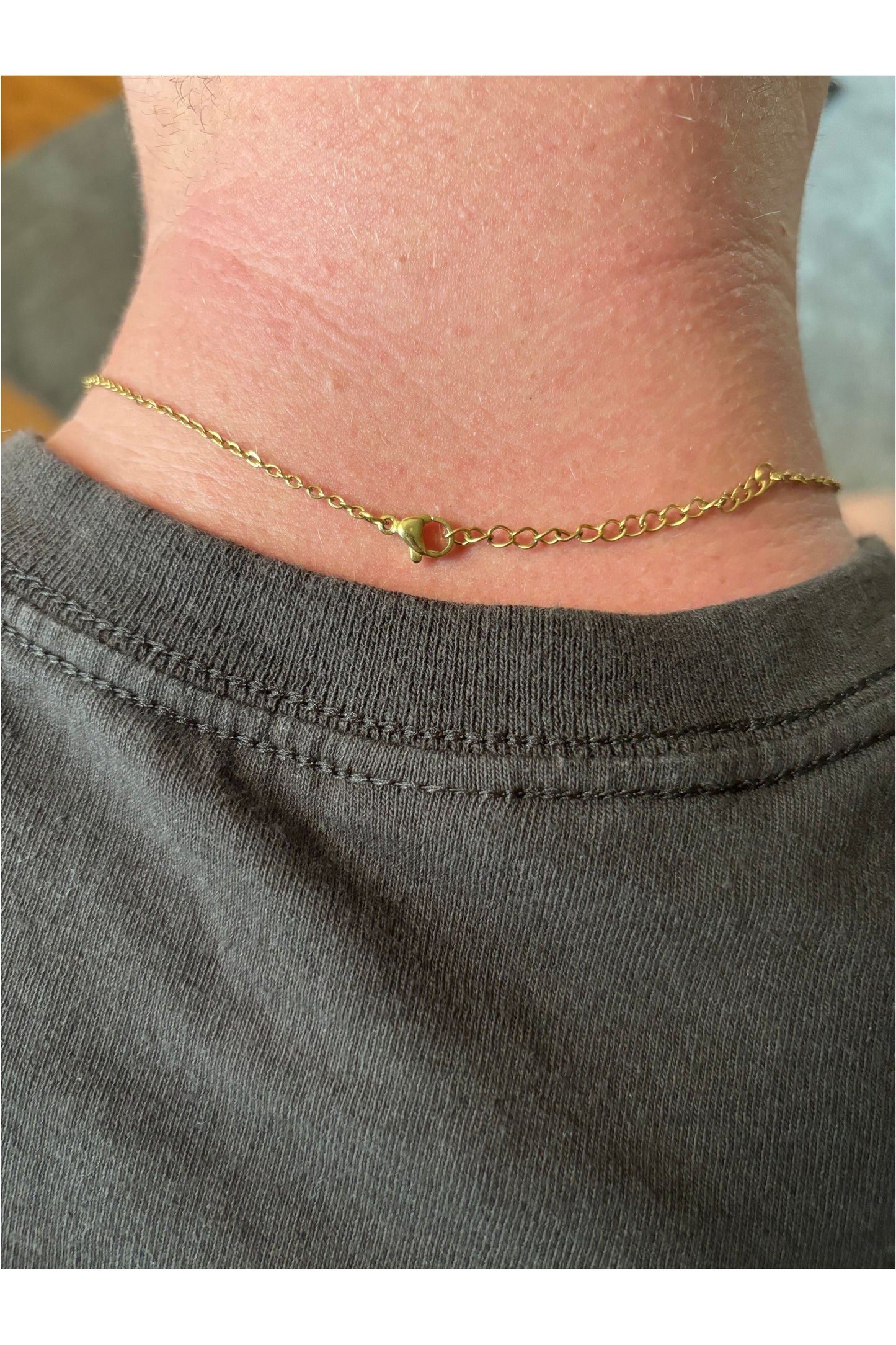 Classic Gold Cross Chain Necklace