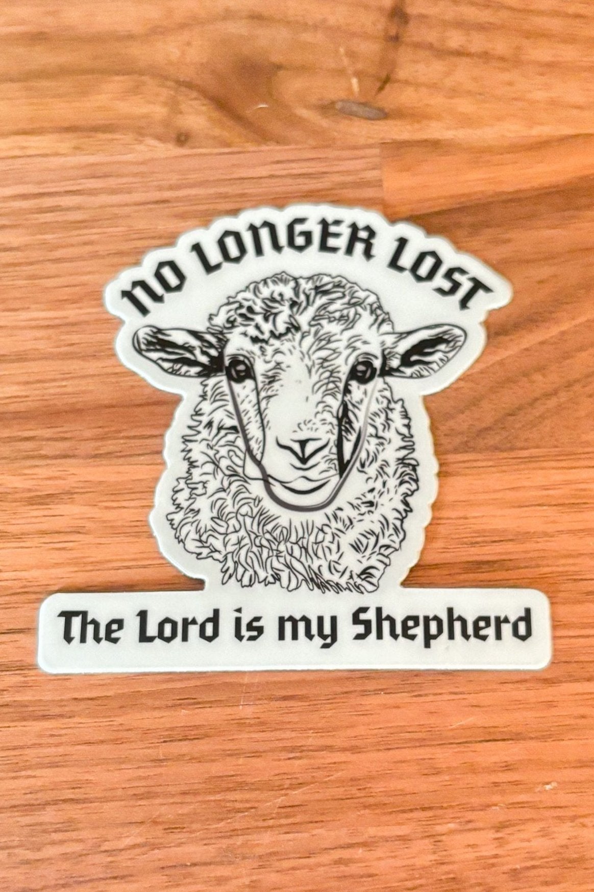 No Longer Lost Sticker