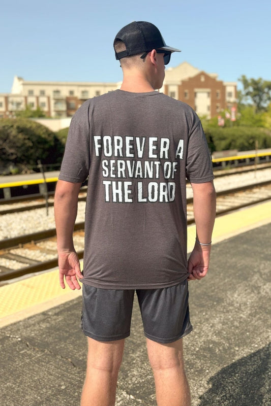 Forever A Servant Of The Lord Tri-Blend Crew T-Shirt